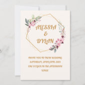 愛のお祝い 招待状 (正面)