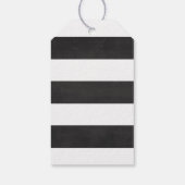 愛のかわいい書道を持つチョークモダンボード ギフトタグ (裏面)