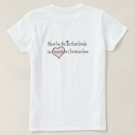 「愛のきずな」キリスト教の名言 Tシャツ
