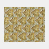 愛のきらめき フリースブランケット (正面(横))