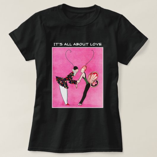 愛のことよ。バレンタインデーのプレゼント Tシャツ (デザイン正面)