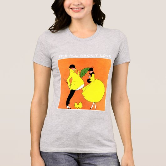 愛のことよ。バレンタインデーのプレゼント Tシャツ (正面)