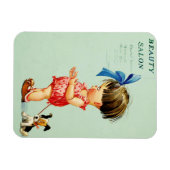 愛のことよ。ヴィンテージアートバレンタインデー マグネット (横)