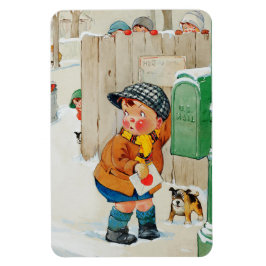 愛のことよ。ヴィンテージアートバレンタインデー マグネット