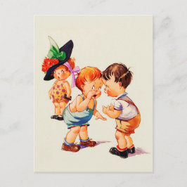 愛のことよ。ヴィンテージ シーズンポストカード