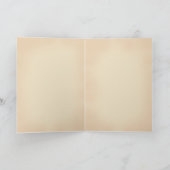 愛のこもったマグノリアの花の古風な枝 カード (内部)