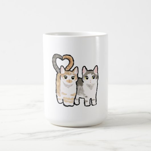 愛のしっぽ コーヒーマグカップ (中央)