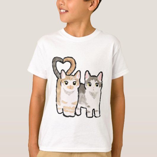 愛のしっぽ Tシャツ (正面)
