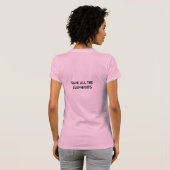 、愛のために叫びます Tシャツ (裏面フル)