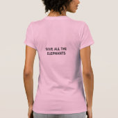 、愛のために叫びます Tシャツ (裏面)