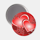 愛のためのハート マグネット (正面/裏面)