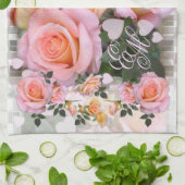 愛のためのバラ~キッチンタオル# 2 キッチンタオル (折り畳み)