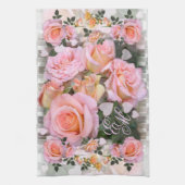 愛のためのバラ~キッチンタオル# 2 キッチンタオル (縦)