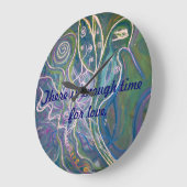 愛のための十分な時間があります ラージ壁時計 (傾斜)