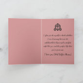 愛のためのAfrocentric Valentine Card Adinkraシンボル カード (内部)