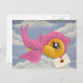 愛のはがきのメッセージ ポストカード (正面/裏面)