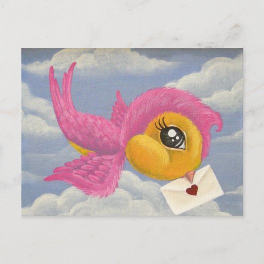 愛のはがきのメッセージ ポストカード (正面)