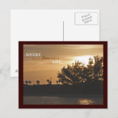 愛のはがきの場所 ポストカード (正面/裏面)