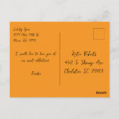 愛のひと搾り レモンエード レモン シトラス ブライダルパーティー ポストカード (裏面)