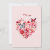 愛のひらひら | オーダーメイド テキスト&名前 シーズンカード (正面)