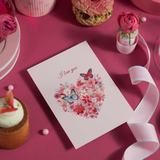 愛のひらひら | オーダーメイド テキスト&名前 シーズンカード