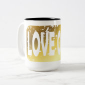 愛のみTシャツ ツートーンマグカップ (正面左)