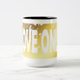 愛のみTシャツ ツートーンマグカップ