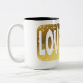 愛のみTシャツ ツートーンマグカップ (左)