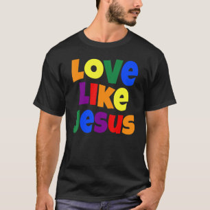 愛のようにイエス宗教的な神クリスチャンのグラフィック Tシャツ