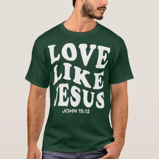 愛のようにイエス宗教的な神クリスチャンの花のスイス Tシャツ