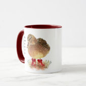 愛のアヒル非常に私は非常に多くのおもしろい引用文マグ マグカップ (正面左)