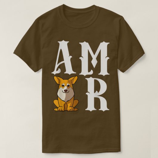 愛のアマースペインのクPembroke Corgi Mom Tシャツ (デザイン正面)