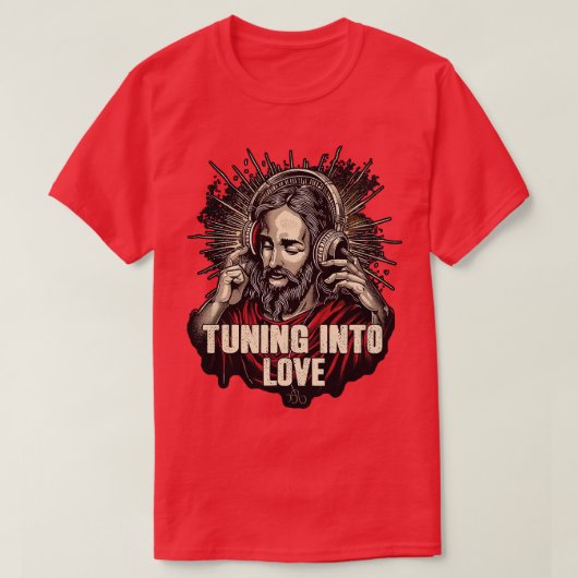 愛のイエスにチューニング Tシャツ (デザイン正面)