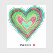 愛のインスピレーションのステッカー シール (シート)