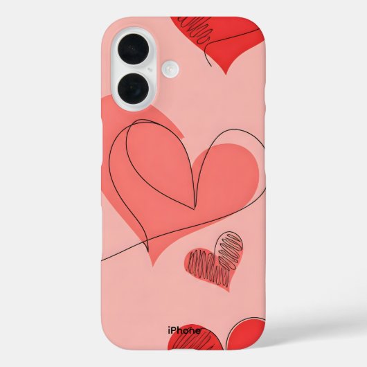 愛のウィスパーズiPhone 16ケース Case-Mate iPhoneケース (裏面)