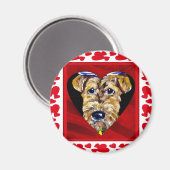 愛のエアデールが好き マグネット (正面/裏面)