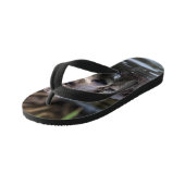 **「愛のエイドロフト：ミイラとベビーオッター」** キッズビーチサンダル (アングル)