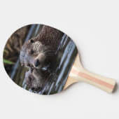 **「愛のエイドロフト：ミイラとベビーオッター」** 卓球ラケット (横)