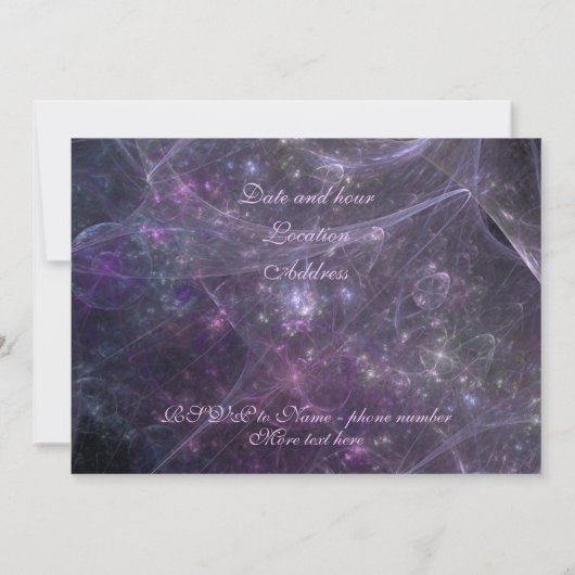 愛のエネルギー 招待状 (裏面)