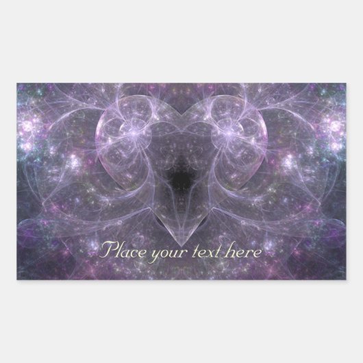 愛のエネルギー 長方形シール (正面)