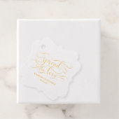 愛のエレガントな結婚式を広げる フェイバータグ (箱)