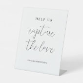 愛のエレガントソーシャルメディアを取り上げる脚本 台座サイン (正面)