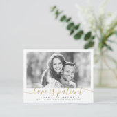 愛のエレガント脚本は患者の写真の延期だ ポストカード (スタンド正面)