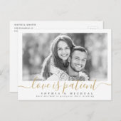 愛のエレガント脚本は患者の写真の延期だ ポストカード (正面/裏面)