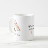 愛のオウルカップル コーヒーマグカップ (正面左)