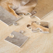 愛のオスおよびメスのライオン ジグソーパズル (側面)