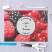 愛のカスタマイズ可能な写真を持つ自家製ギフト 薄葉紙 (クラフト)