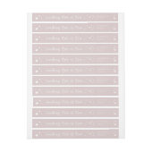 愛のカスタム多い色を送る差出人住所 ラップアラウンドラベル (シート)