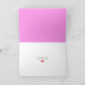 愛のカップケーキCustardVanillaPinkPinkバレンタイン カード (内部)