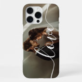 愛のカップルカスタムの写真 iPhoneケース (裏面)